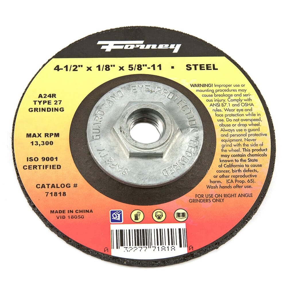 71818 Grinding Wheel, Metal, Type